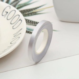 5mm Curling Ribbons "Silver"  (5mm x3Mtrs) 100pcs