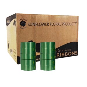 DARK GREEN CURLING RIBBON 34 YARD