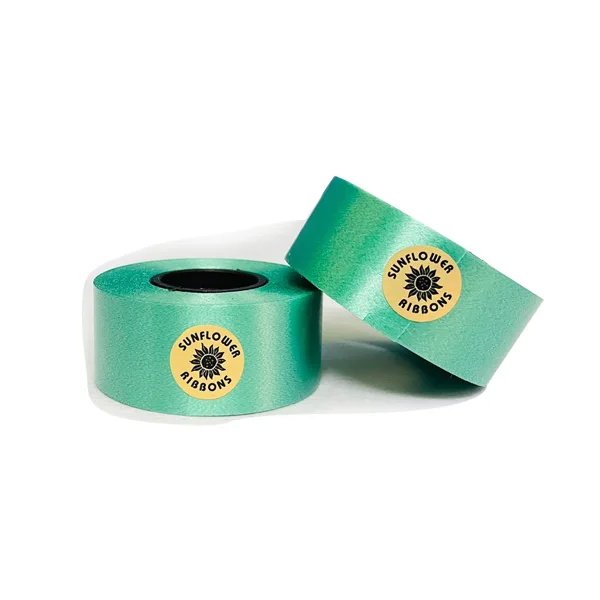 GREEN CURLING RIBBON  (5 Pcs) 10 Yards