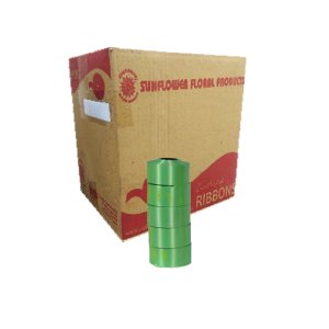 LEAF GREEN CURLING RIBBON 12 YARD