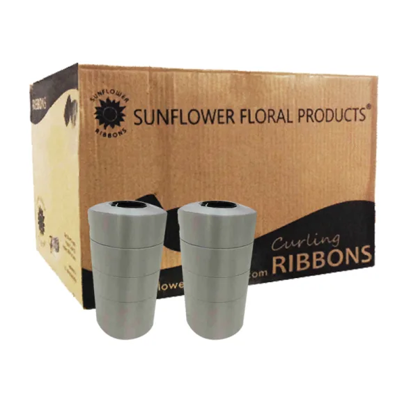 METALLIC SILVER CURLING RIBBON 34 YARD