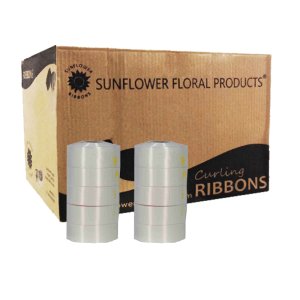 WHITE CURLING RIBBON 34 YARD