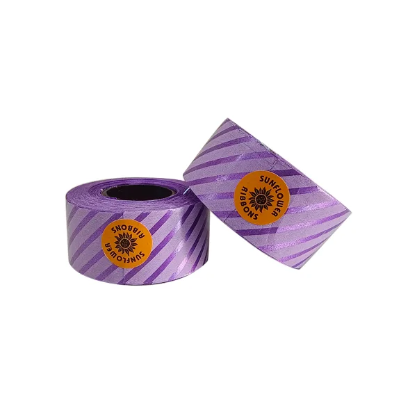 PURPLE HEART PRINT CURLING RIBBON (5 Pcs) 20 Yards