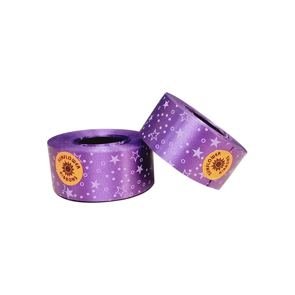 PURPLE HEART PRINT CURLING RIBBON (5 Pcs) 20 Yards