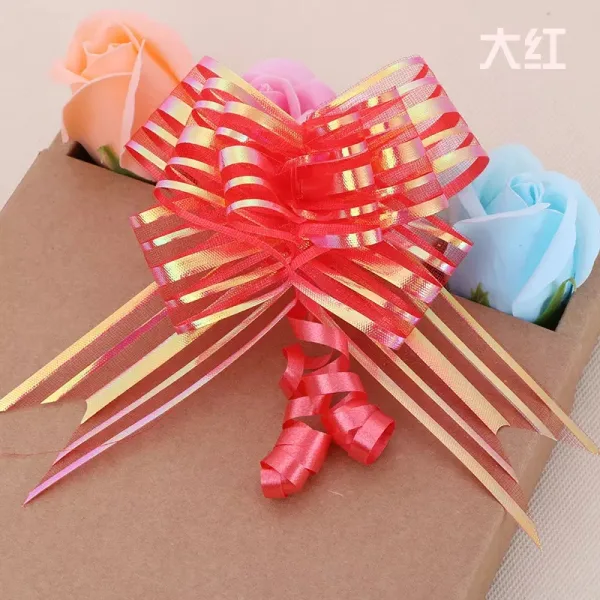 ORGANZA PULLER BOW 50mm (10 Pkts of 10 Pcs)