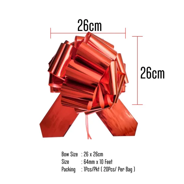 64mm Car Gift Bow (1pc)