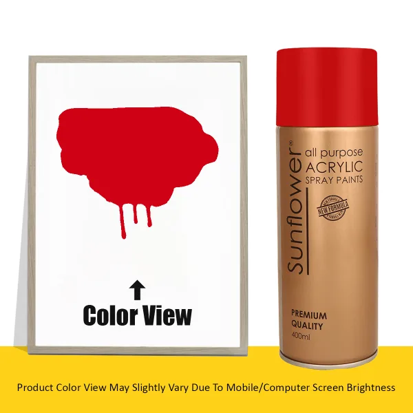 SUNFLOWER ACRYLIC SPRAY SUZUKI RED 131 (1 Can) 400ml