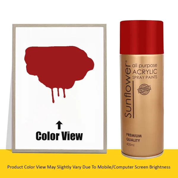 SCARLET RED 23 -SUNFLOWER ACRYLIC SPRAY 400ml