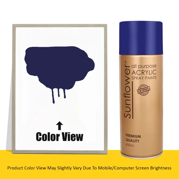 SUNFLOWER ACRYLIC SPRAY DARK BLUE 28 (1 Can) 400ml