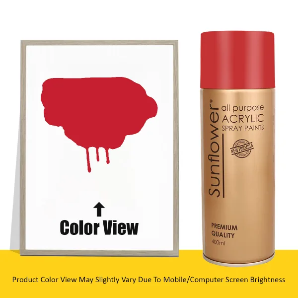 PURE RED 8 SUNFLOWER ACRYLIC SPRAY 400ml