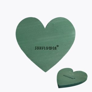 Heart 17" Small (2 Pcs) Sunflower Floral Foam (only foam)