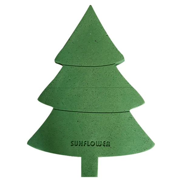 Christmas Tree 23" 2D Sunflower Floral Shape with PlyBase