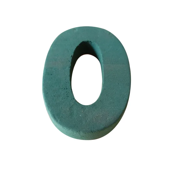 "0" Zero 12" (1 Pc) 2D Sunflower Floral Foam Numeric Shape with PlyBase