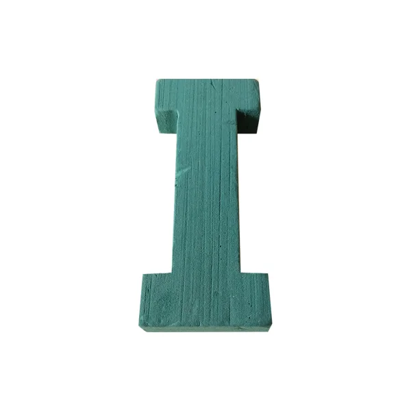 "I" 12" (1 Pc) 2D Sunflower Floral Foam Alphabet Shape with PlyBase