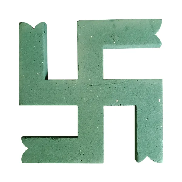 Swastik 12" (1 Pc) 2D Sunflower Floral Foam Shape with PlyBase