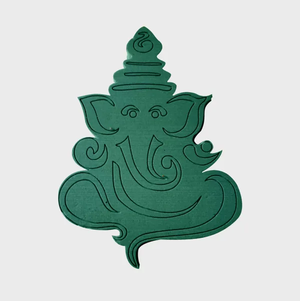 Ganesh (1pc) 2D 24"x17.5" Sunflower Floral Foam shape with Ply Base