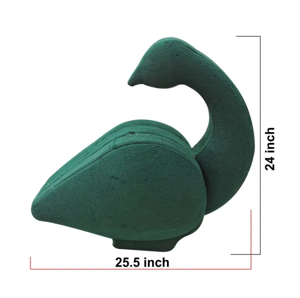 Peacock 24" (1 Pc) Back Face 3D Sunflower Floral Foam Shape