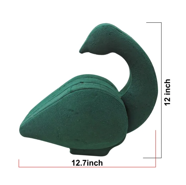 Peacock 12" (1 Pc) Back Face 3D Sunflower Floral Foam Shape