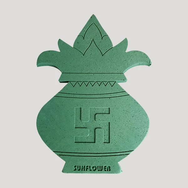 Kalash 23" 2D Sunflower Floral Shape with Ply Base