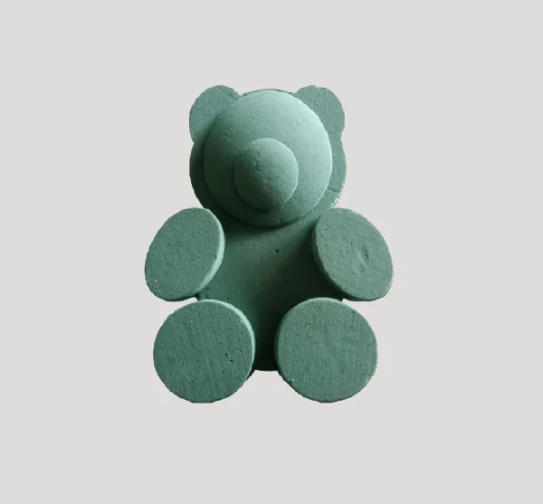 Taddy Bear 12" (1 Pc) 3D Sunflower Floral Foam Shape