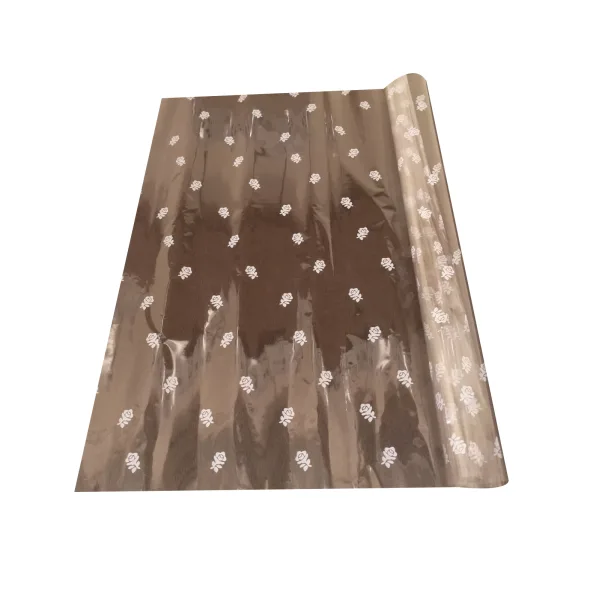 40 MICRON SINGLE ROSE PRINT CELLOPHANE PACKET (100 Sheets) 19"x25.5" Inch