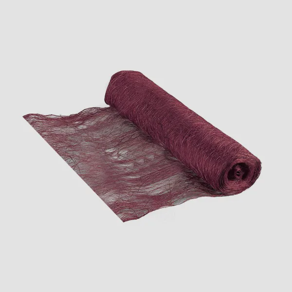 BURGUNDY ABACA ROLL (1 Roll) 19"x 10Yards