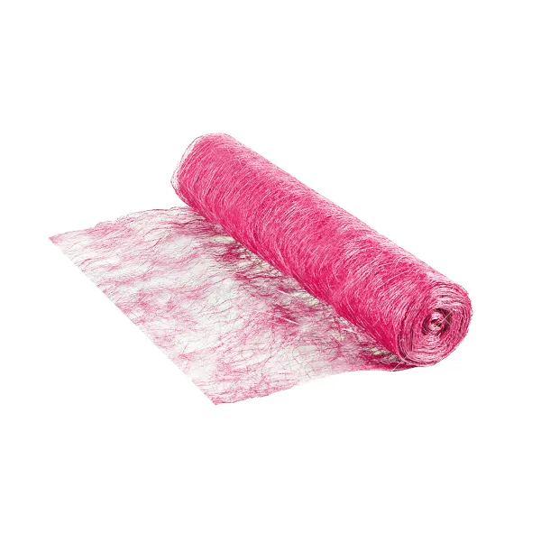 PINK ABACA ROLL (1 Roll) 19"x 10Yards