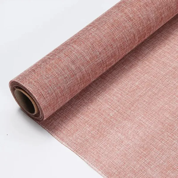 Jute Fabric Roll (1 Roll) 19"x 4 Yards "Brown "