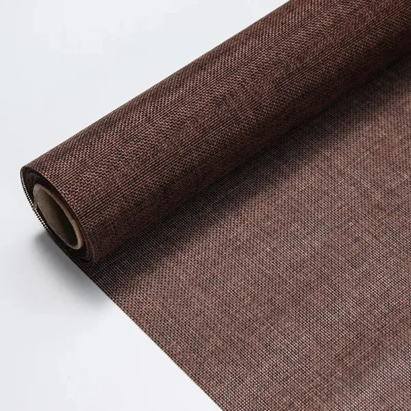 Jute Fabric Roll (1 Roll) 19"x 4 Yards "Coffee"