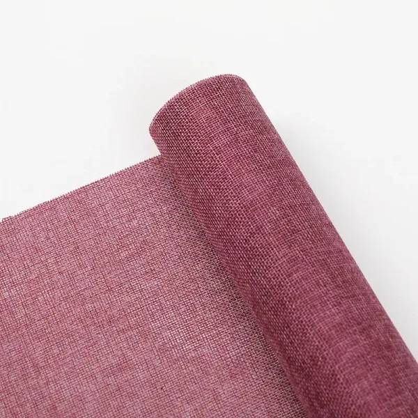 Peach Jute Fabric Roll (1 Roll) 19"x 4 Yards