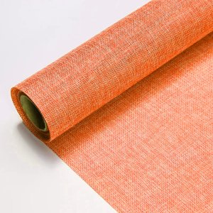 Orange Jute Fabric Roll (1 Roll) 19"x 4 Yards