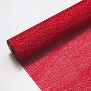 Red Jute Fabric Roll (1 Roll) 19"x 4 Yards