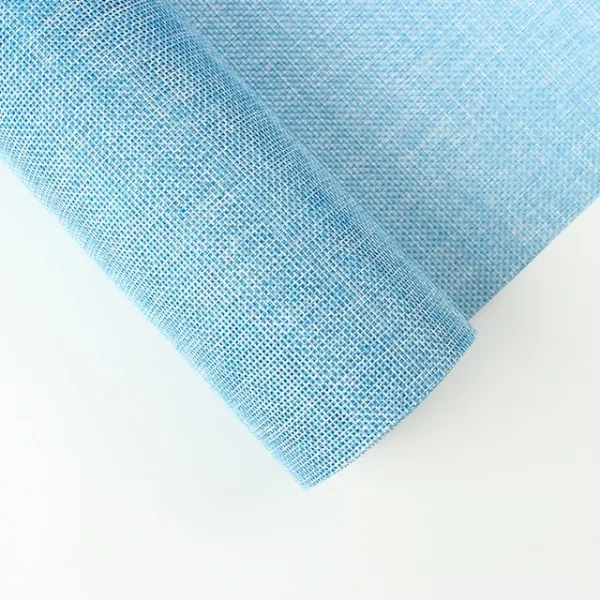 Jute Fabric Roll (1 Roll) 19"x 4 Yards "Sky Blue"