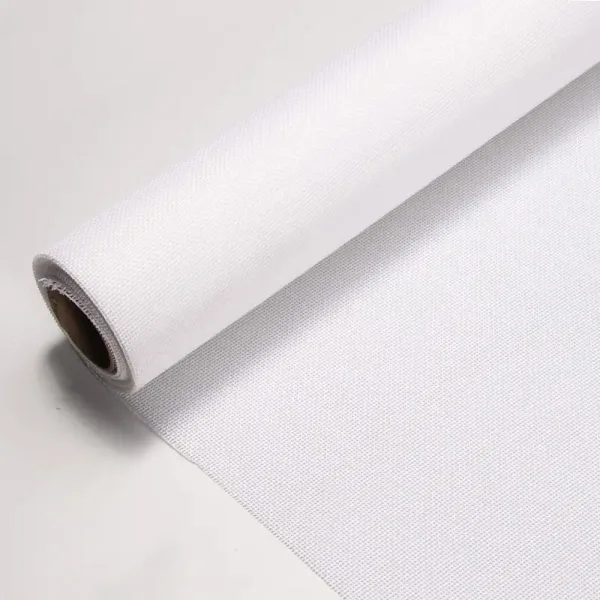 Jute Fabric Roll (1 Roll) 19"x 4 Yards "White"