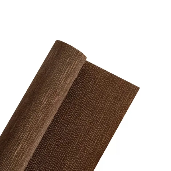 BROWN PLAIN CREPE ROLLS (2 Rolls) 19"x2.5Mtrs