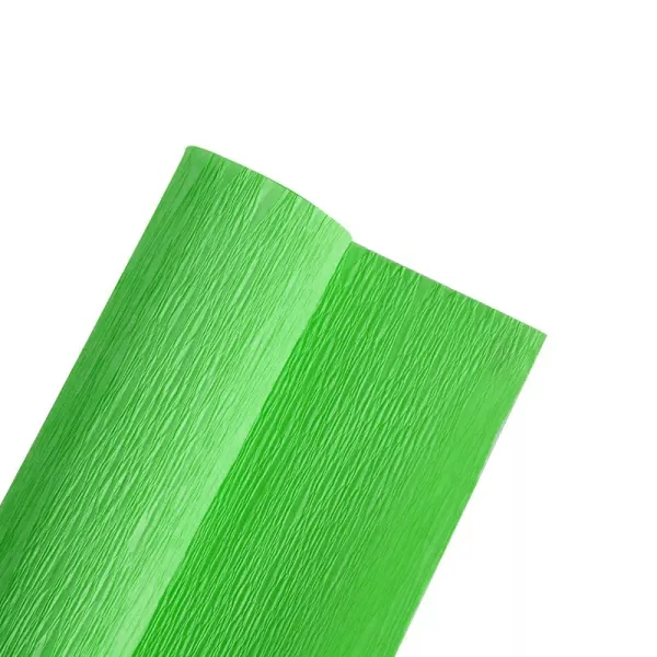 LIME GREEN CREPE ROLLS (2 Rolls) 19" x 2.5Mtrs