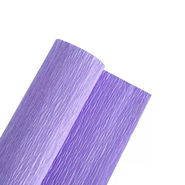 PURPLE PLAIN CREPE ROLLS (2 Rolls) 19"x2.5Mtrs