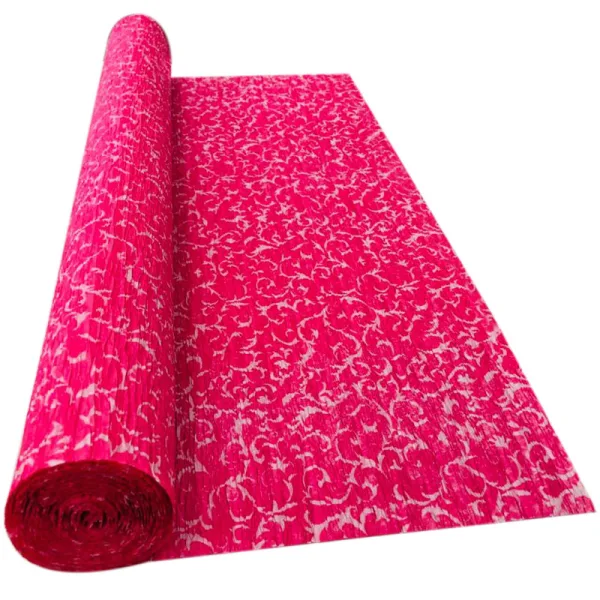 ROSE GRASS PRINT CREPE ROLLS (2 Rolls) 19" x 2.5Mtrs
