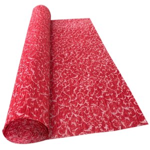 RED GRASS CREPE ROLLS (2 Rolls) 19" x 2.5Mtrs