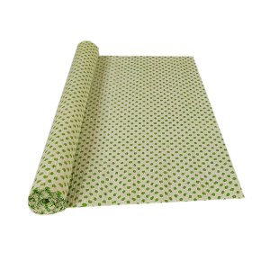 LIGHT GREEN POLKA DOT CREPE ROLLS (2 Rolls) 19"x2.5Mtrs