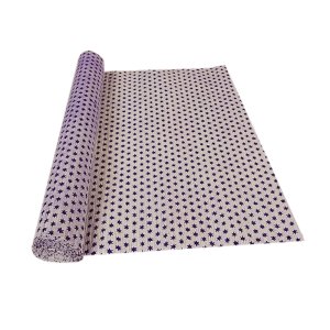 BLUE STAR ON WHITE PRINTED CREPE ROLLS (2 Rolls) 19"x2.5Mtrs