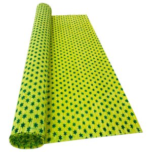 GREEN STAR PRINT CREPE ROLLS (2 Rolls) 19" x 2.5Mtrs