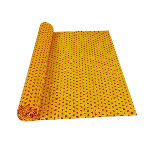 RED STAR PRINT CREPE ROLLS (2 Rolls) 19"x2.5Mtrs