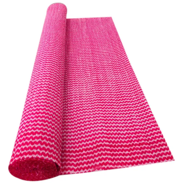 ROSE ZIG ZAG CREPE ROLLS (2 Rolls) 19" x 2.5Mtrs