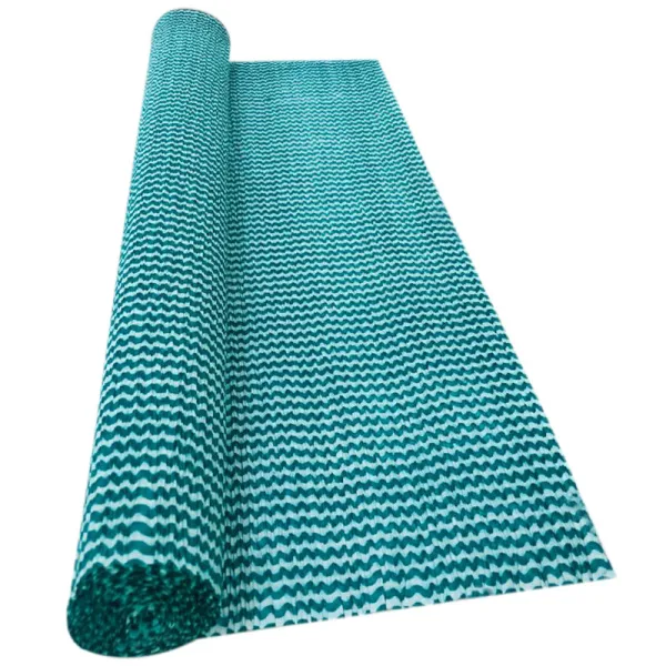 LIGHT BLUE ZIG ZAG CREPE ROLLS (2 Rolls) 19" x 2.5Mtrs
