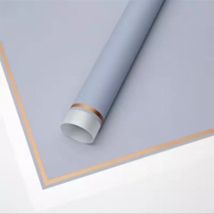 D10(10) TRANSPARENT BORDER WITH GOLD FROSTED SHEETS "BLUBEL" (20 Sheets) 58cm x 58cm