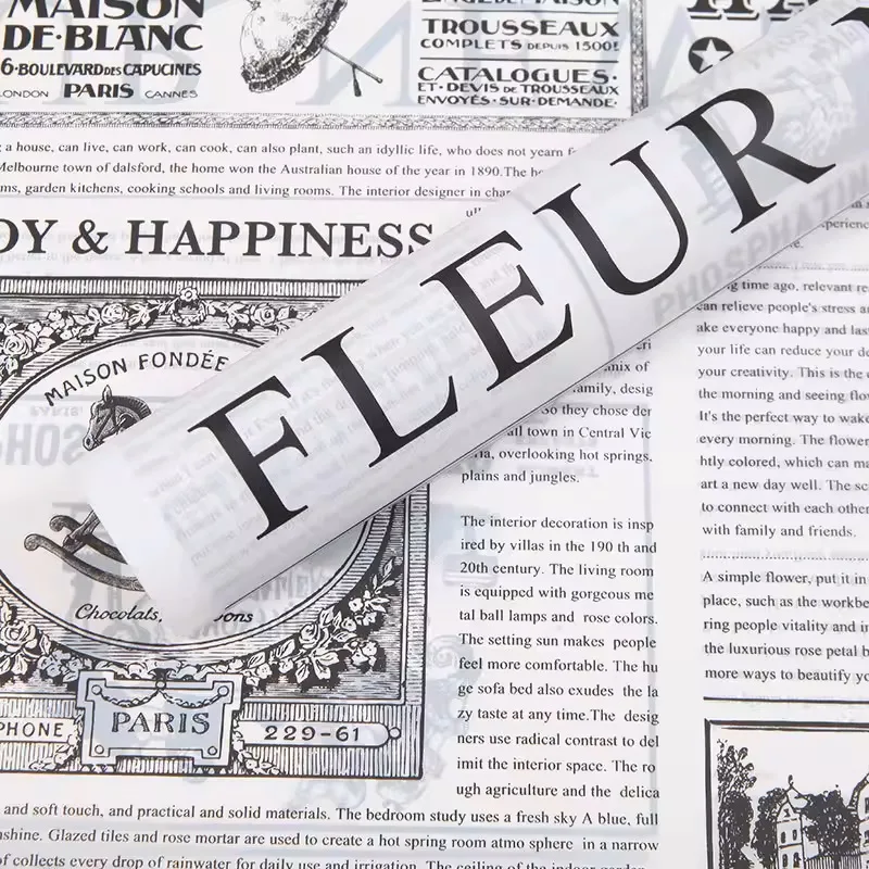 Translucent News Paper Print