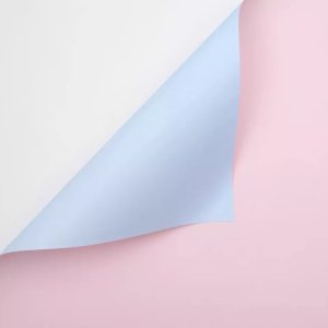 D2(19) Two Tone Color Sheet "L. Blue & L. Pink" (20 Sheets) 58cm x 58cm