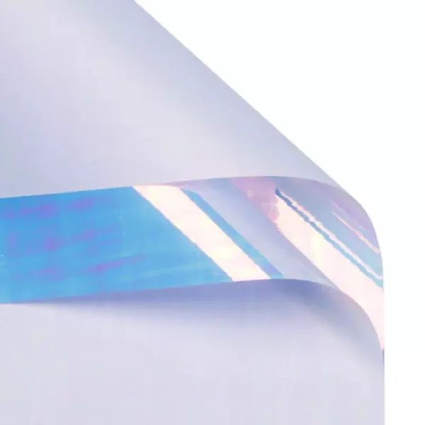 D24(01) IRIDESCENT FROSTED SHEETS BLUE (20 Sheets) 58cm x 58cm