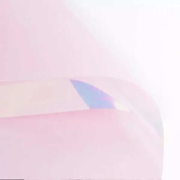 D24(03) IRIDESCENT FROSTED SHEETS PINK (20 Sheets) 58cm x 58cm